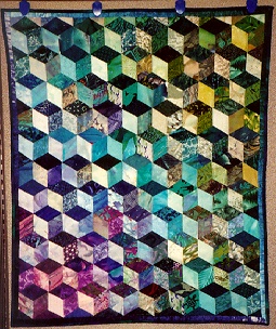[picture of cube quilt]