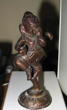 [Ganesh statue on my desktop]