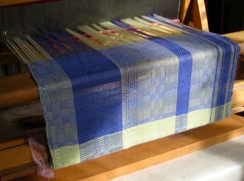 Fabric on loom