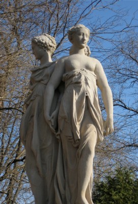 Statue of the Three Graces at Allerton Park