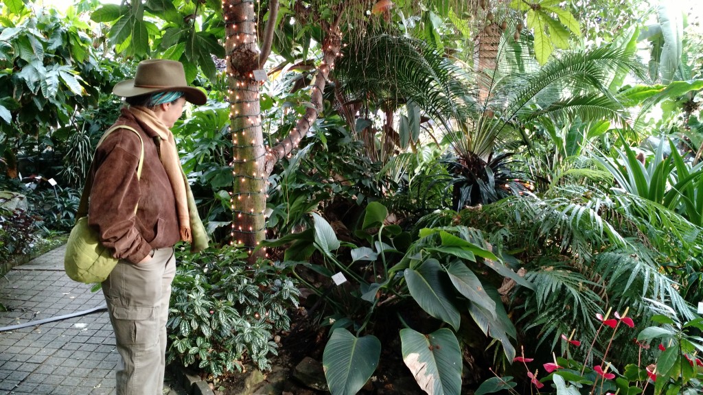 Jackie in the Conservatory