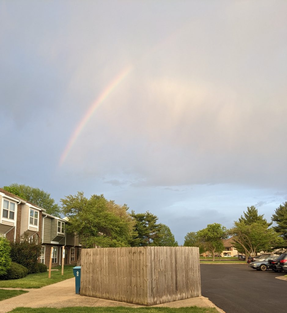 Rainbow over Winfield Village