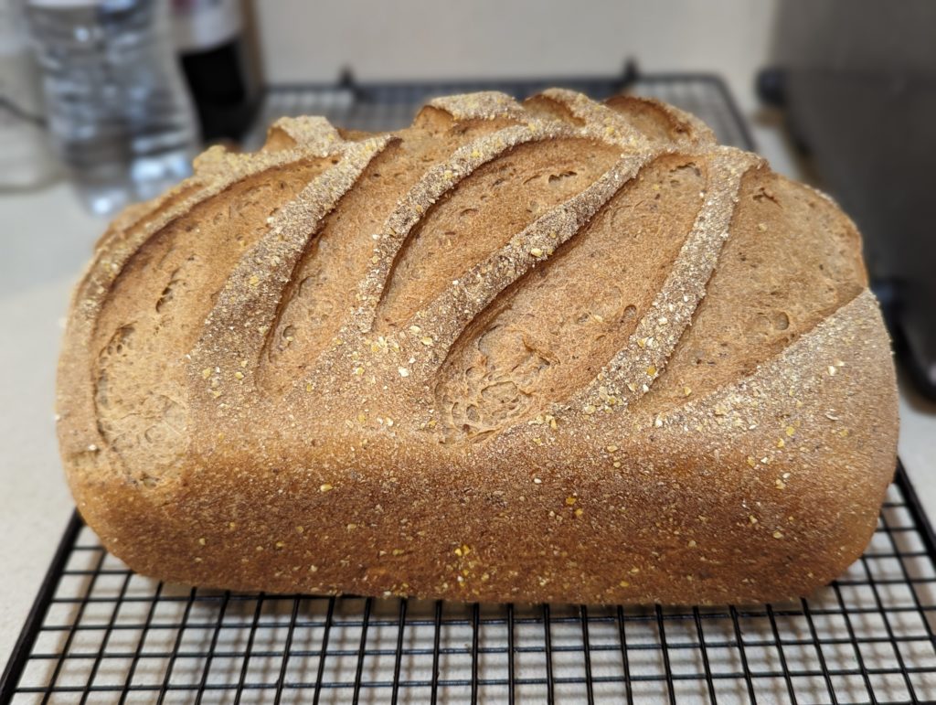 An especially lovely loaf of bread