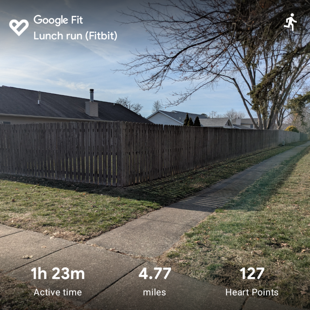 Just a spot where you can choose which part of the footpath to follow